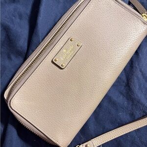Kate Spade Taupe Leather Wallet